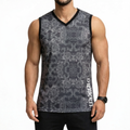 OVER SIZED TANK TOP - PRINTED/8 DK-105