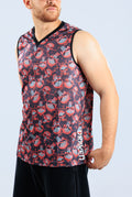 OVER SIZED TANK TOP - PRINTED/10 DK-105