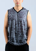 OVER SIZED TANK TOP - PRINTED/8 DK-105