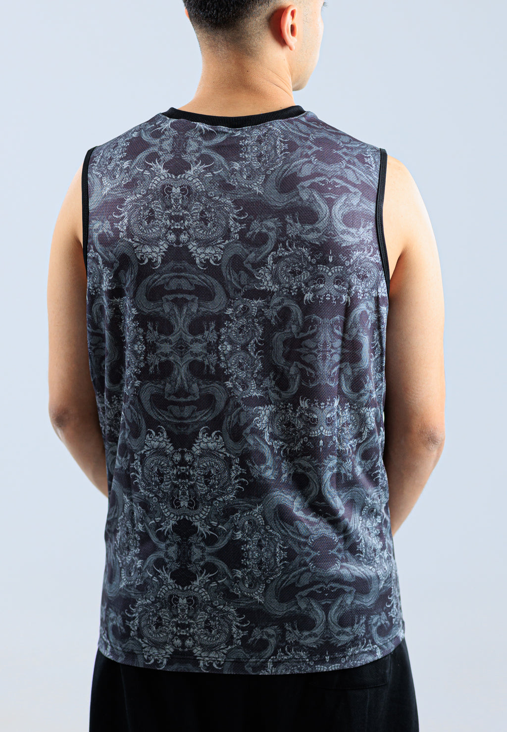 OVER SIZED TANK TOP - PRINTED/8 DK-105