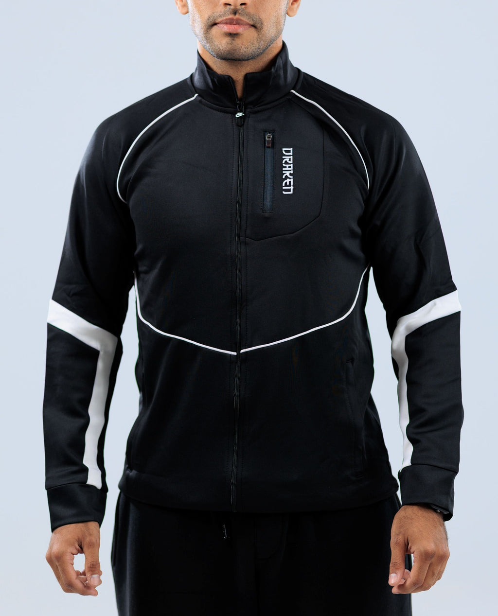 BLACK TRACK JACKET DK-127