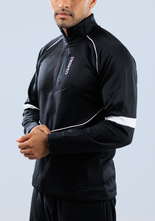 BLACK TRACK JACKET DK-127