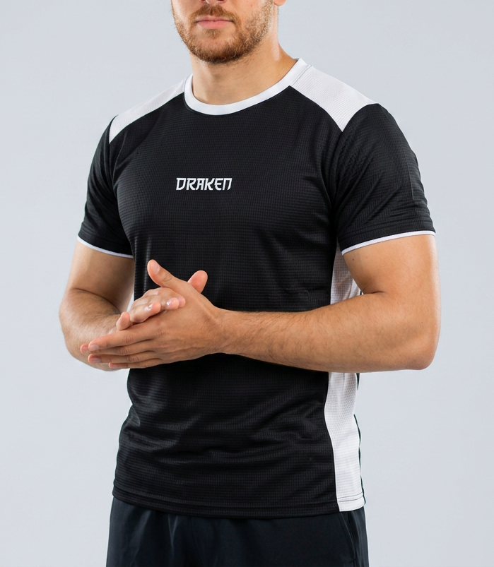 Black Short Sleeve Tee DK-101